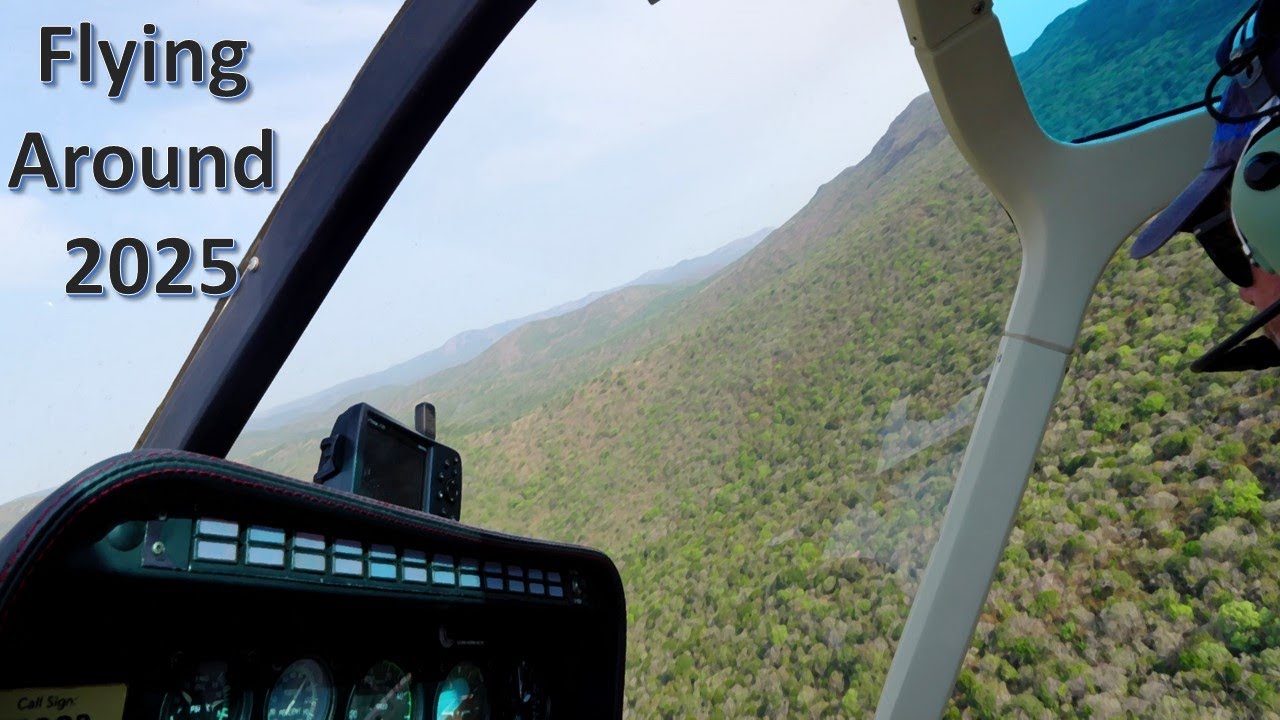 Flying around 2025 - A Audio Visual of Helicopter aerial census 4k