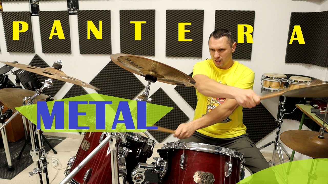 Ritmo metal de bateria