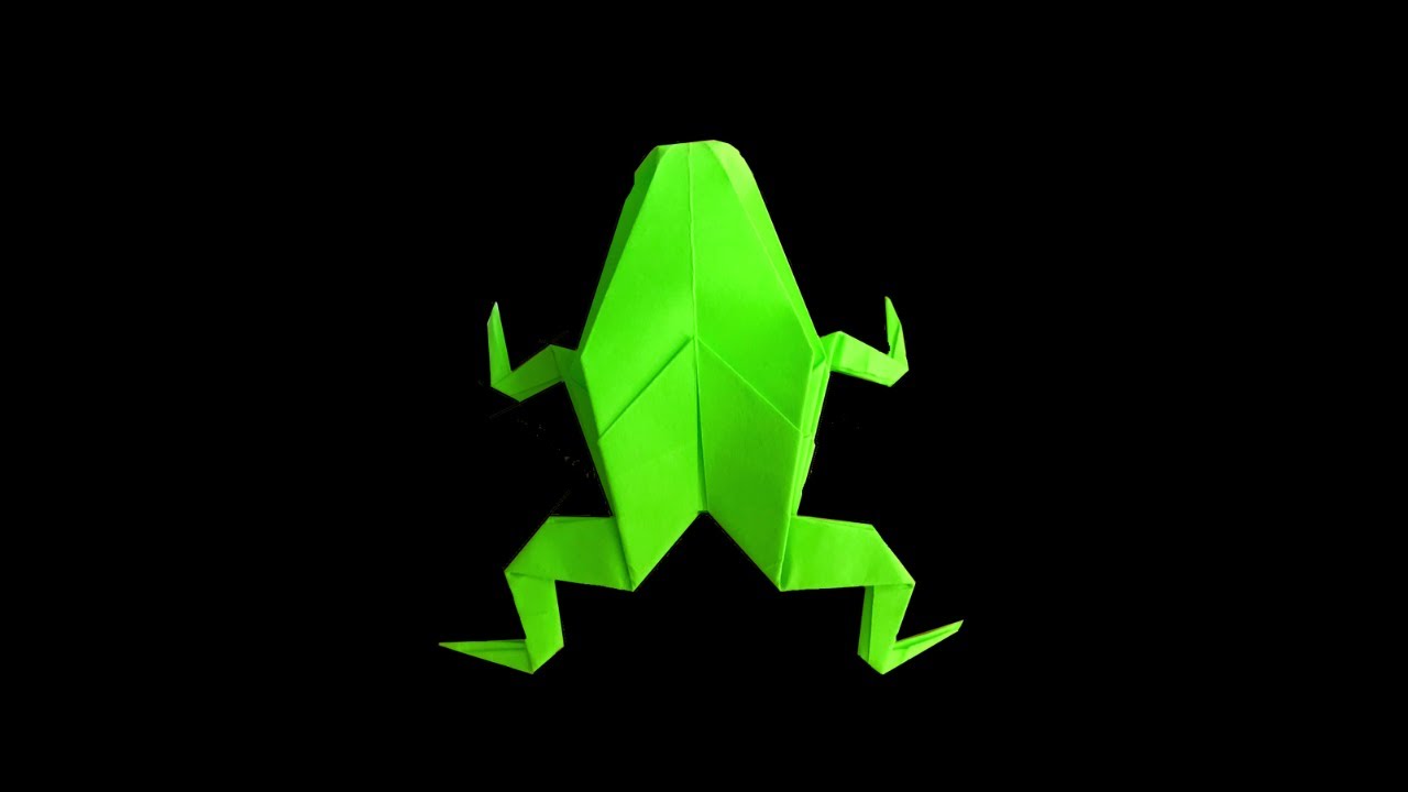 ORIGAMI FROG 🐸 TUTORIAL!