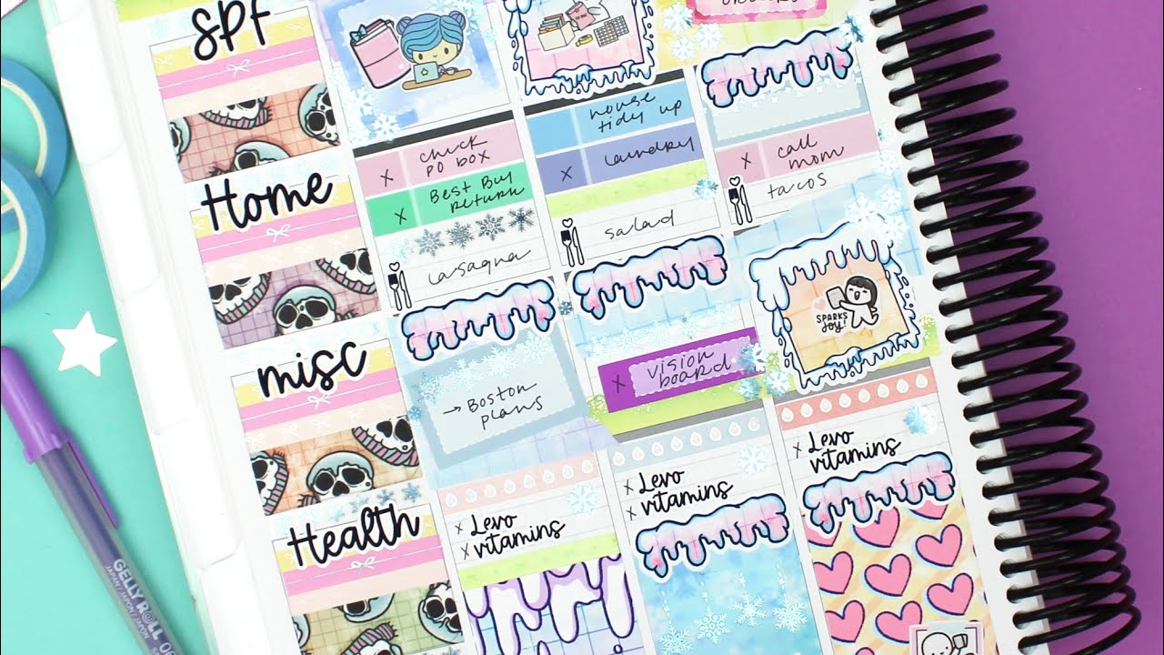 Plan With Me || January Plan With Me featuring Contanzzze
