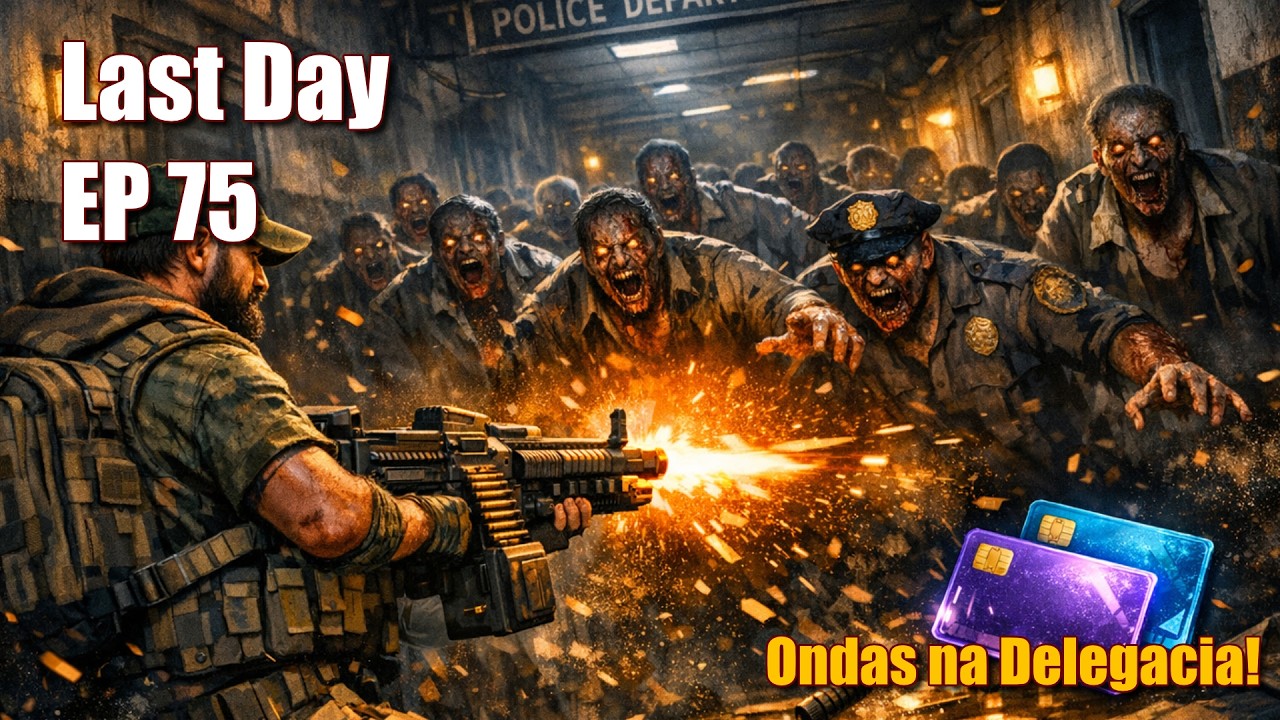 EU SOBREVIVI? 🧟‍♂️ +20 Ondas de Zumbis Sem Parar! Delegacia  | LDoE #75 - CZ 01