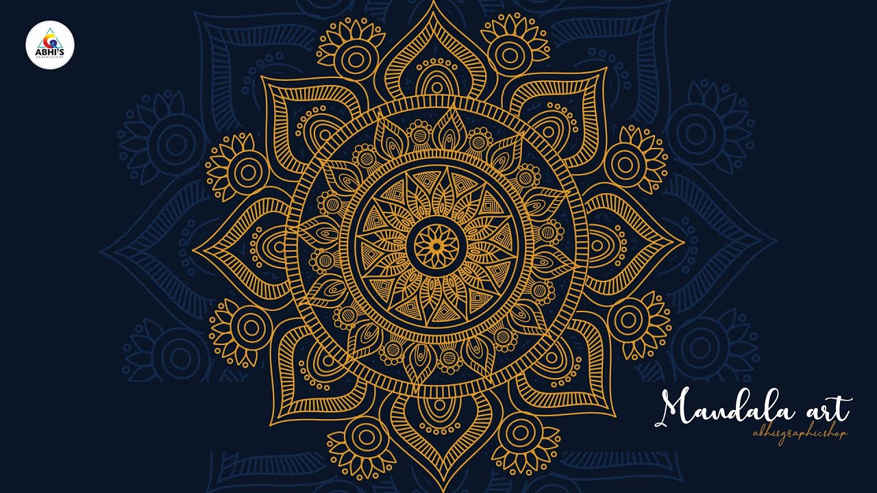 Tutorial 89 - Mandala Art Design | Corel Draw