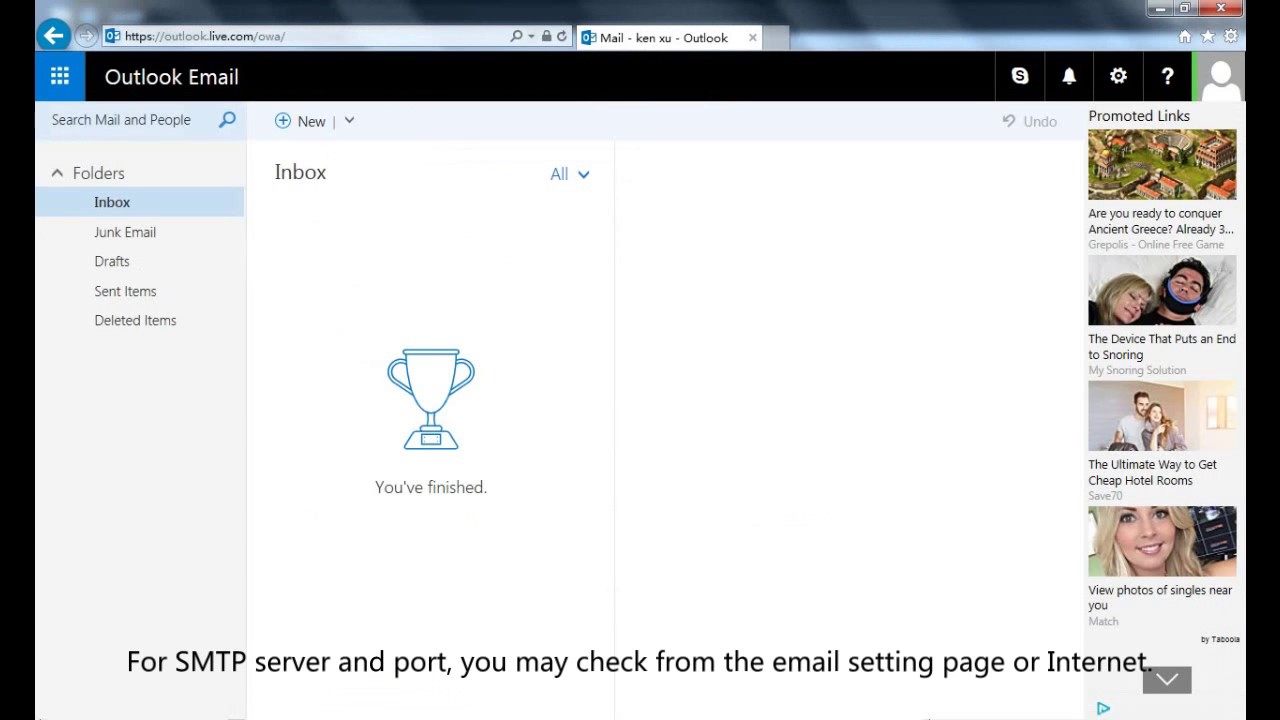 How to set up email notification on a Hikvision IP Camera Interface