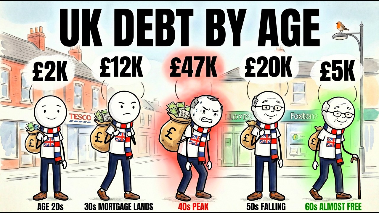 How Much Debt the Average Person in the UK Has at Every Age