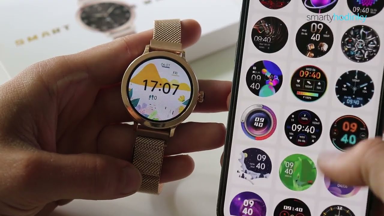 Videorecenze dámských chytrých hodinek NX7 | SMARTYhodinky.cz