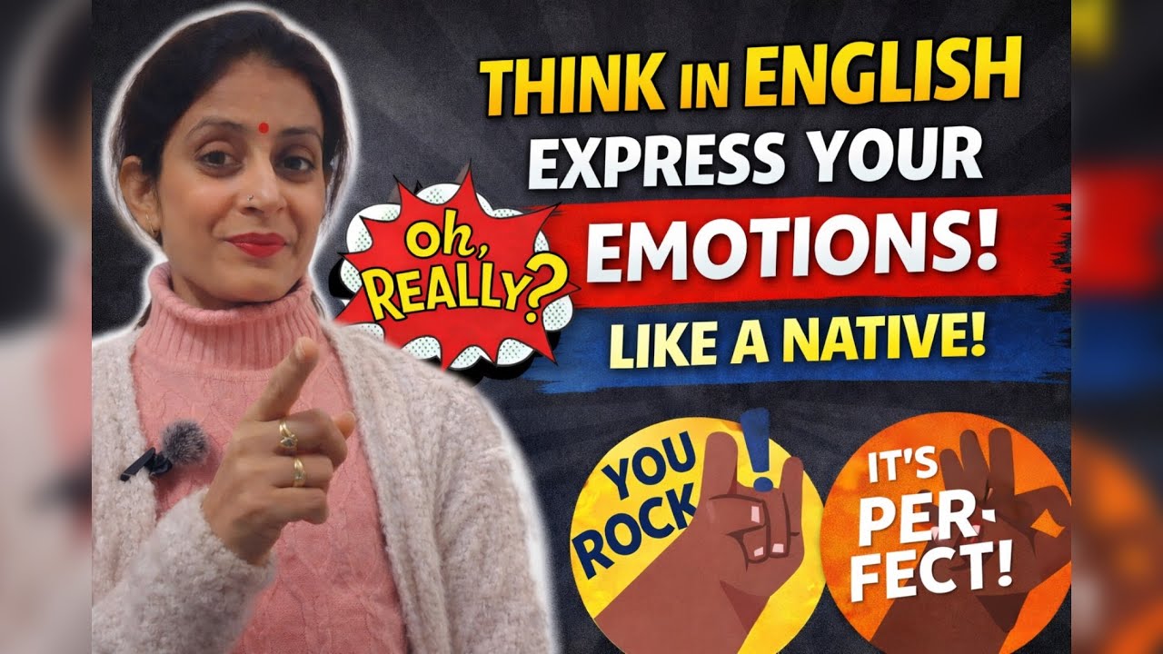 Think in English & Express Your Emotions Naturally | Speak English Confidently #trending 