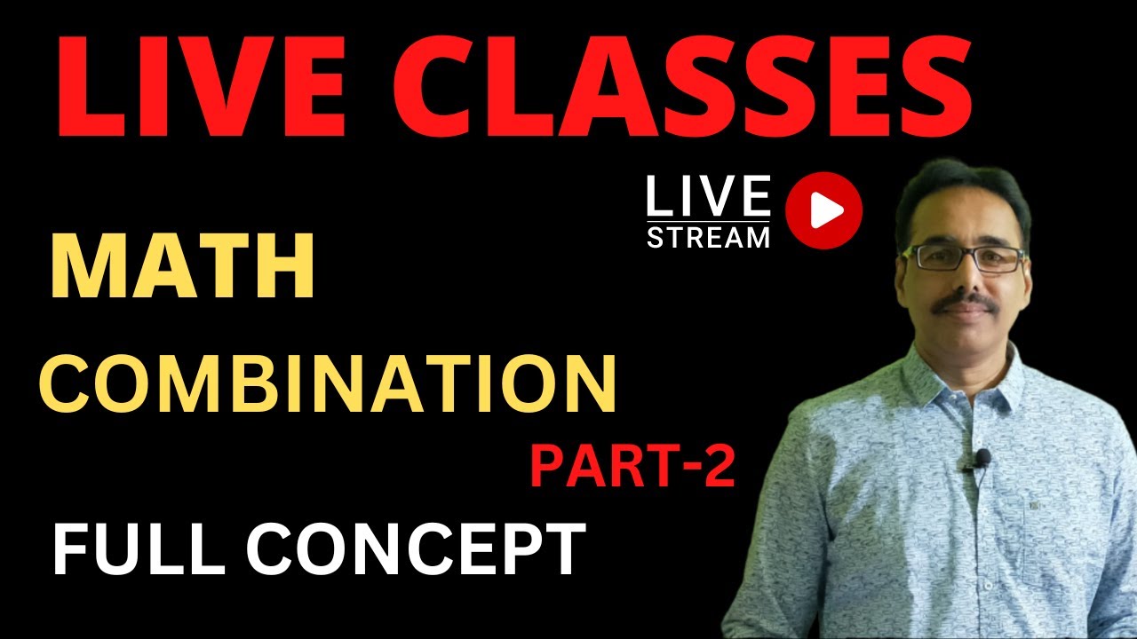 Combination |Detailed Sums | PART-2 |Live Classes | By Mathur Sir |