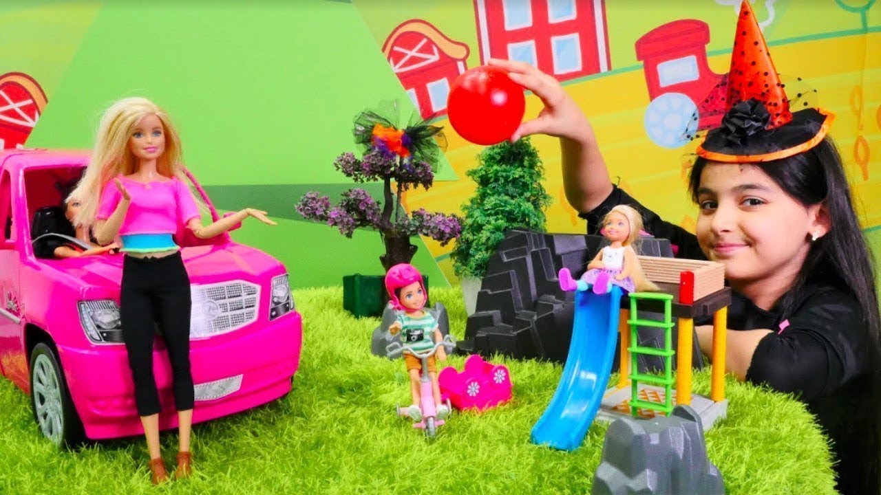 Cadı Emily ve Barbie ile eğlenceli video! Çocuk videosu