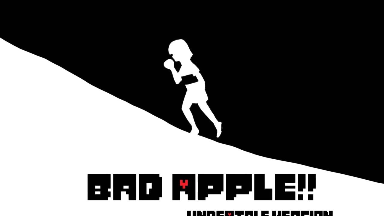 ♫UNDERTALE 動畫♫ Bad Apple ＊中文字幕＊