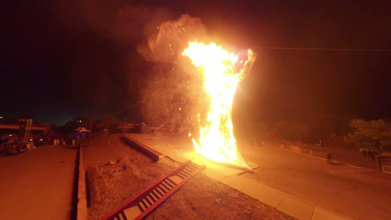 Zozobra 2022 Drone