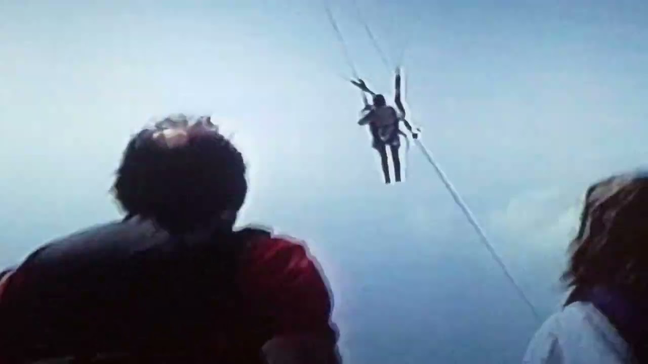 Amy Parasails in Bahamas 1994