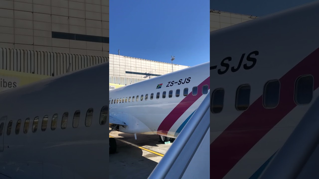 Boarding FlySafair flight Johannesburg to Cape Town, South Africa #airlines #planespotting #travel