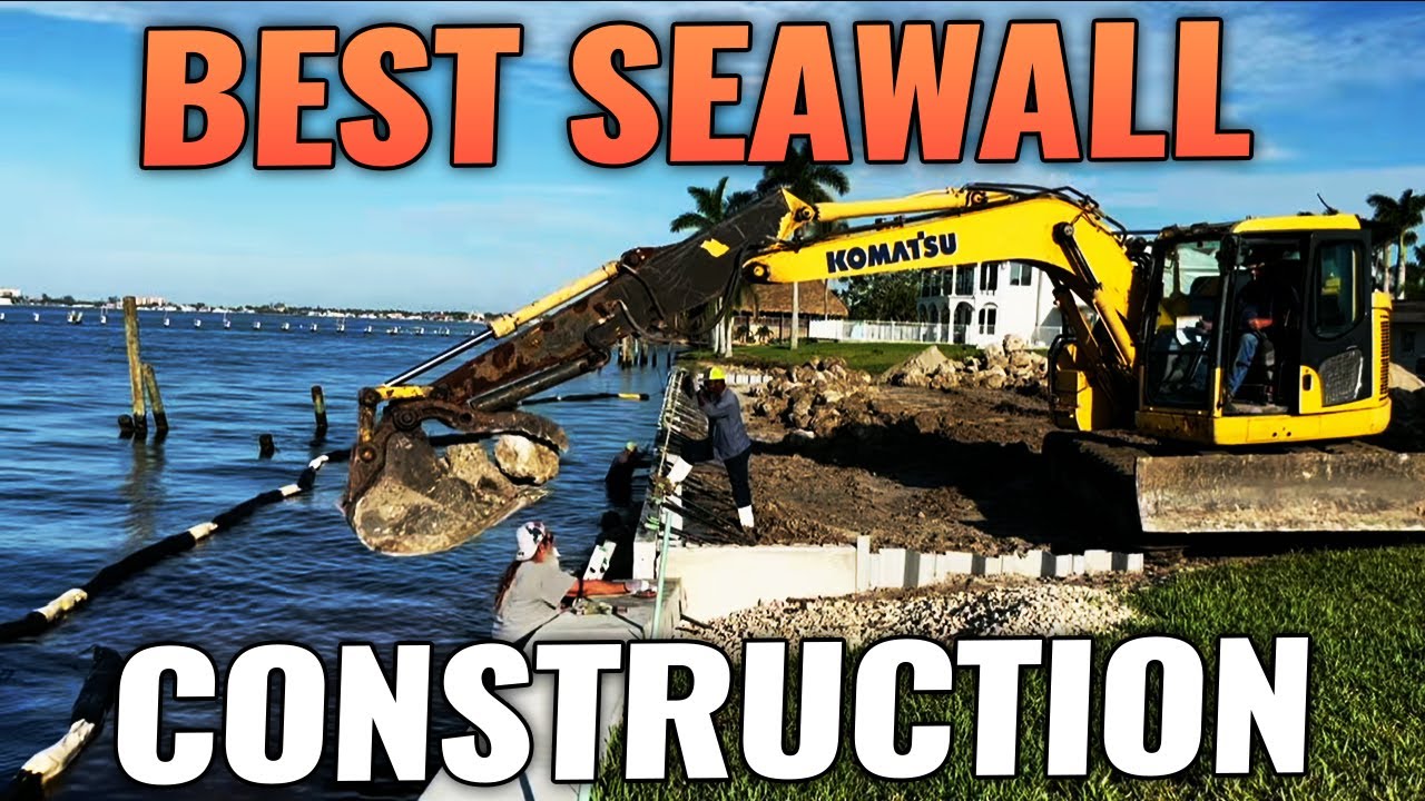 Best Seawall Construction | How to Build a Seawall | Wells Beach Maine Seawall Failure | Real Estate