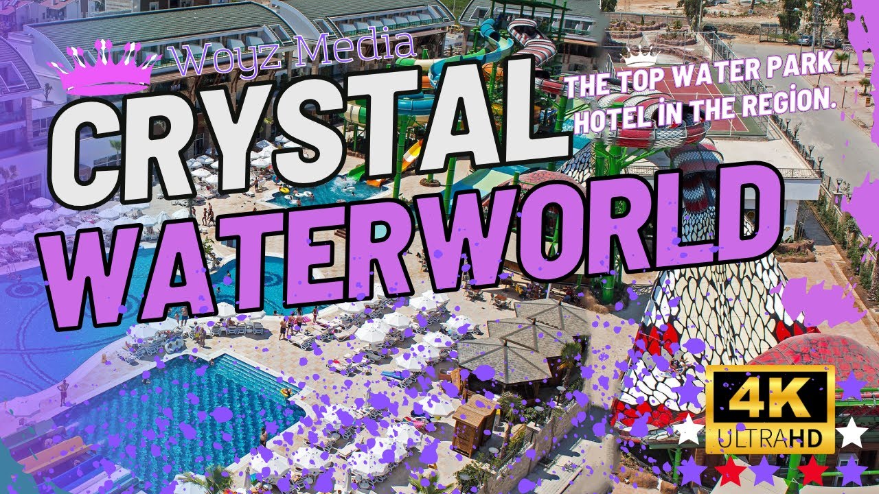 Crystal Waterworld Resort & Spa 5* Hotel — Белек, Турция 4K
