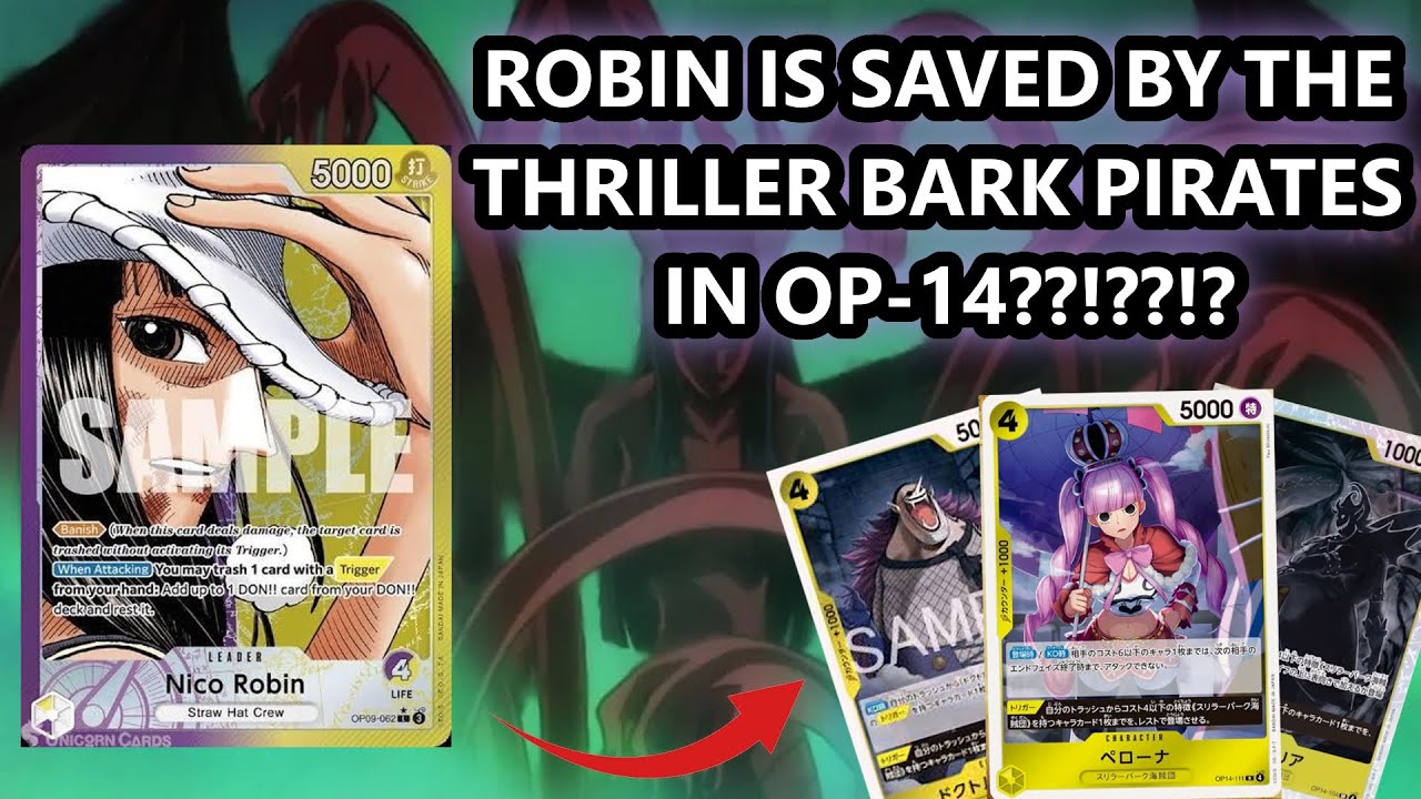 Purple Yellow Nico Robin is Saved By OP14 Thriller Bark Pirates!