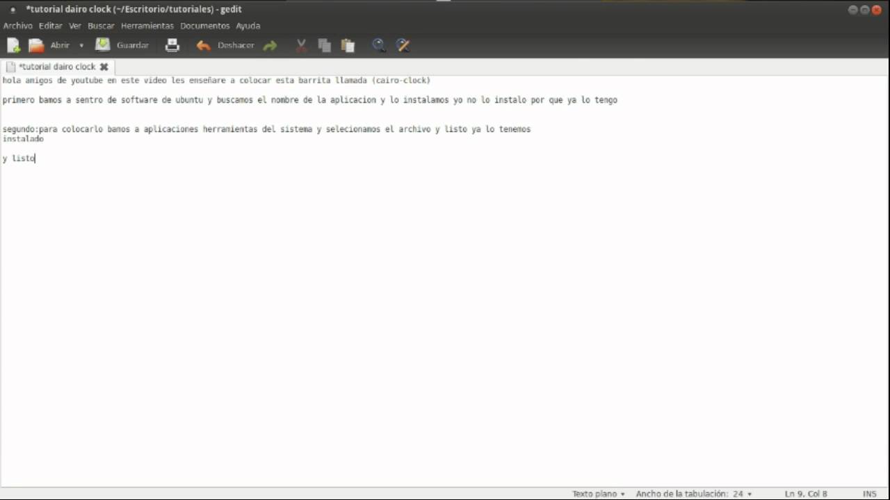 TUTORIAL DE DE CAIRO CLOCK