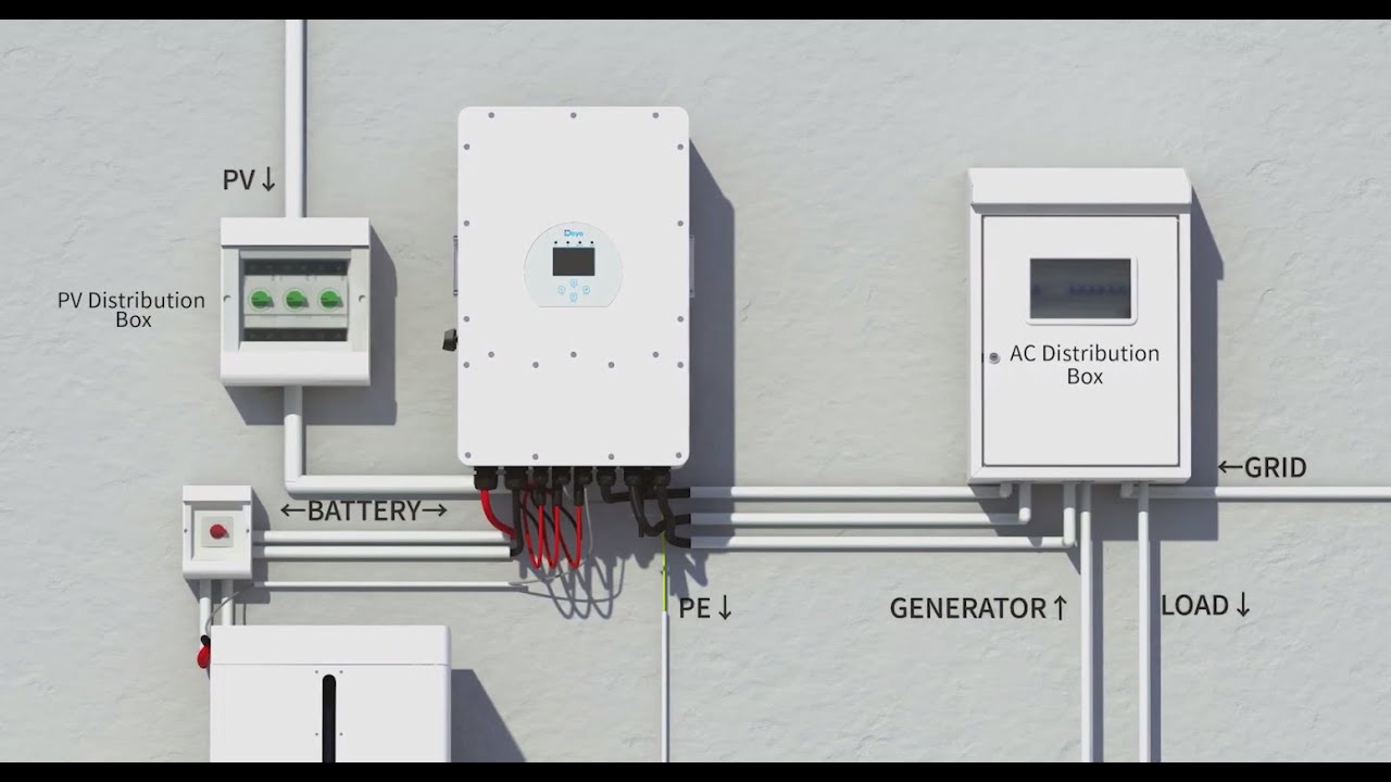 Hướng dẫn lắp Inverter Hybrid DEYE 12kW | DHC Solar
