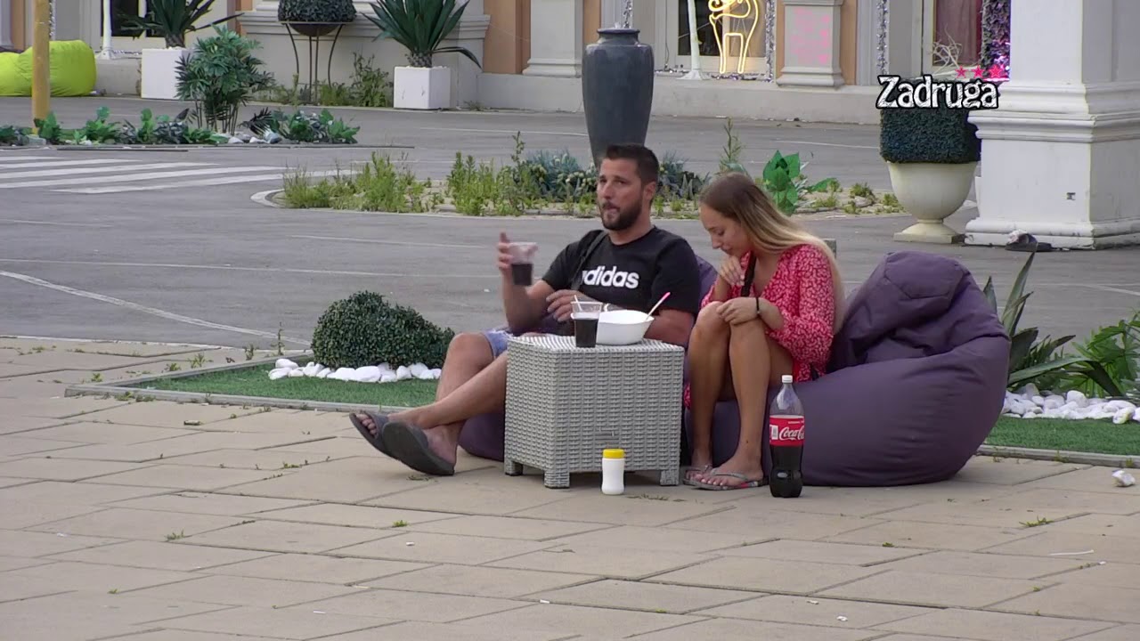 Zadruga 3 - Luna i Marko večeraju u dvorištu, bolje od iznenađenja za  mesečnicu - 16.06.2020.