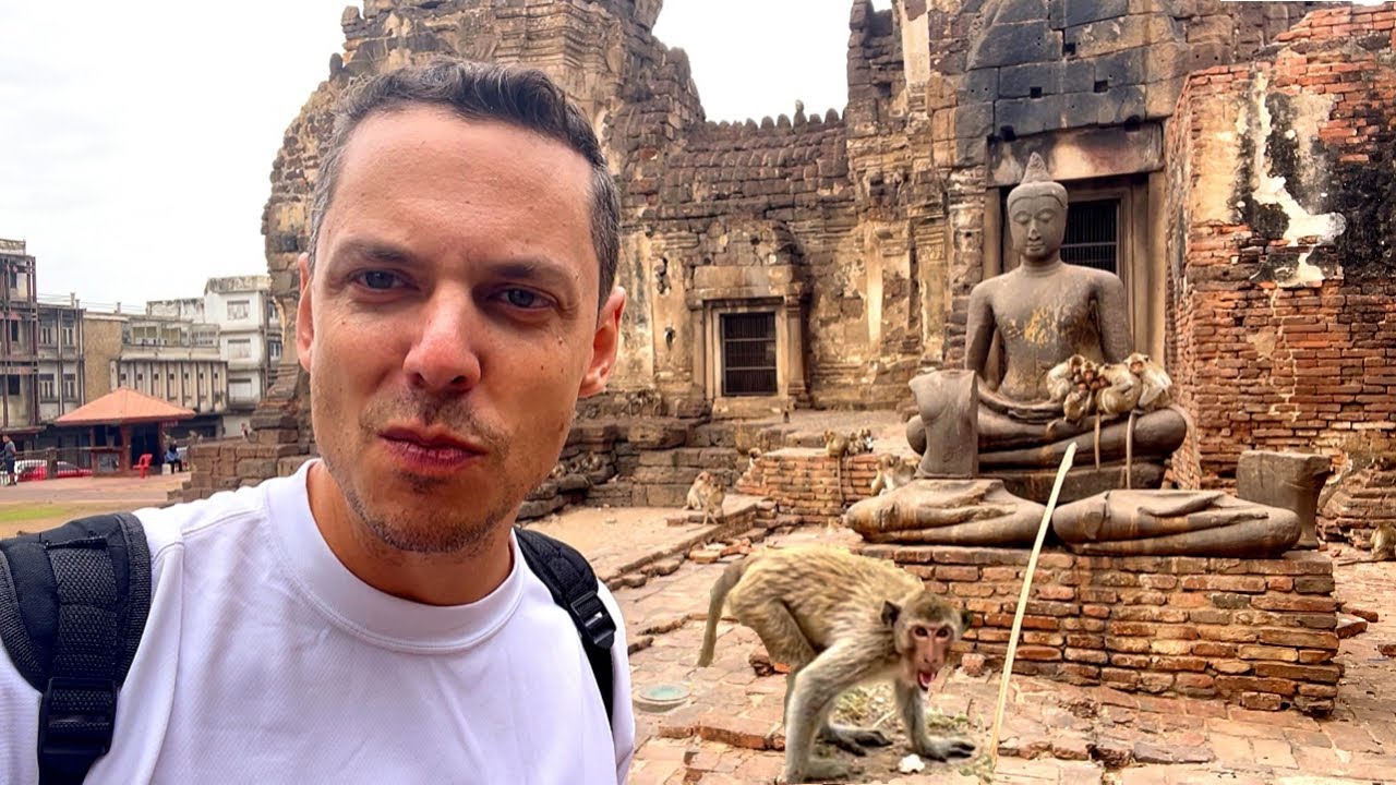Cómo se ve una Ciudad Infestada de Monos en Tailandia