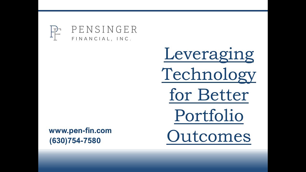 Leveraging Technology for Better Portfolio Outcomes
