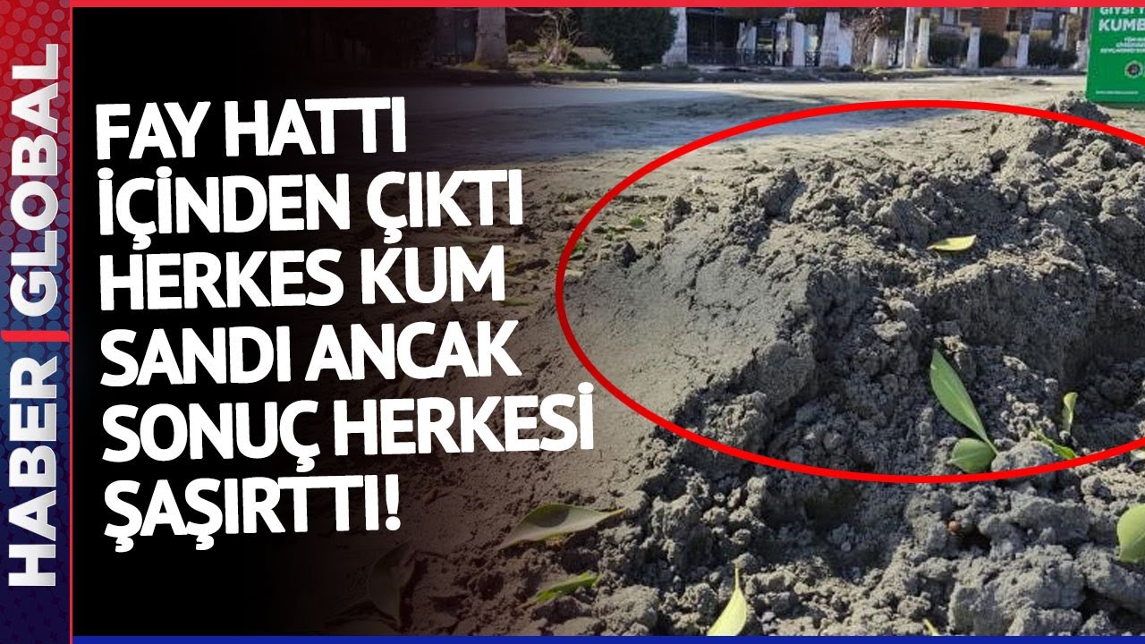 Fay Hattının İçinden Fışkırarak Çıktı! Numune Alınmıştı! Herkes Kum Sandı Gerçek Bambaşka Çıktı