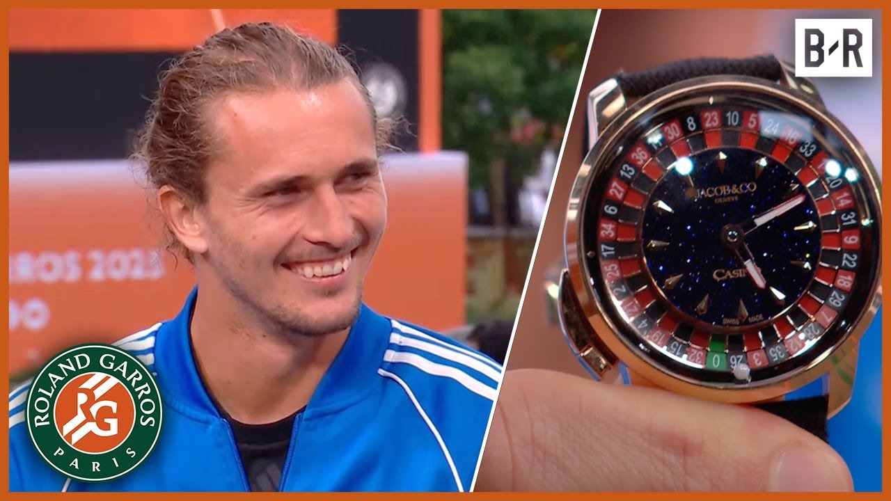 Alexander Zverev Talks the Chase to Win His 1st Major & Shows Off His Roulette Watch
