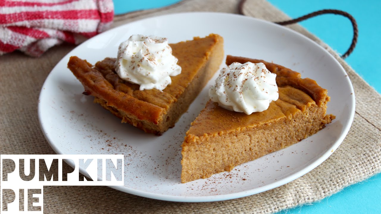 Healthy Pumpkin Pie Recipe | How To Make Low Calorie High Protein Pumpkin Pie
