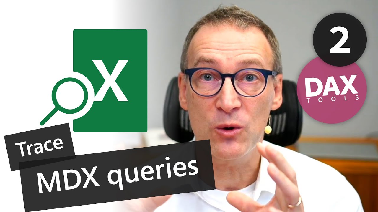 DAX Tools - Analyze in Excel for Power BI 2 - Trace MDX queries