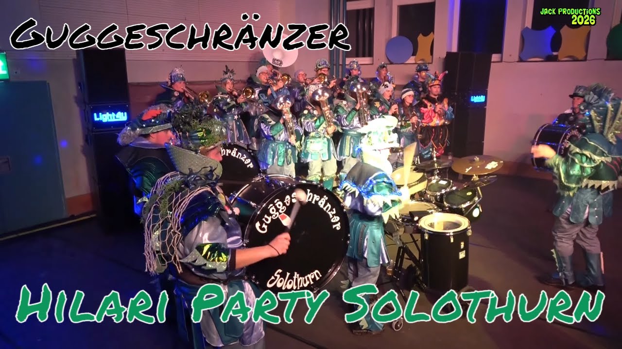 Fasnacht, Hilariparty, Solothurn 2026, Guggeschränzer