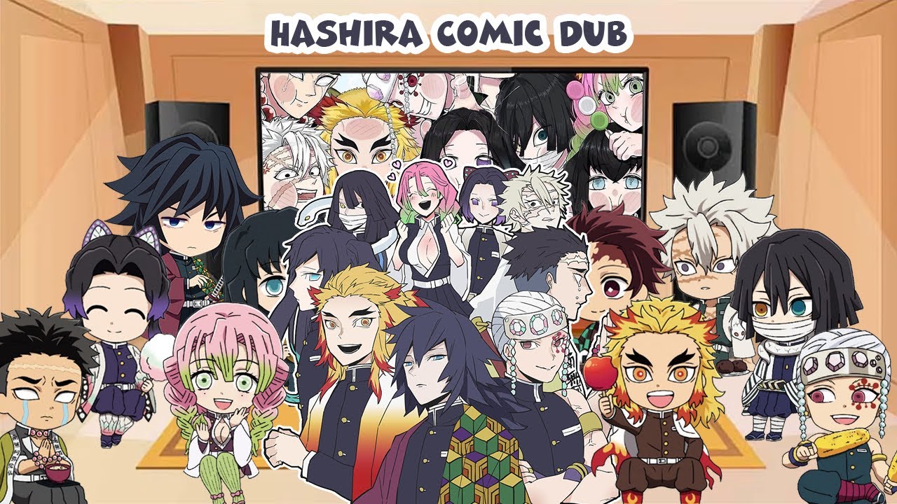 Hashiras React to Hashira Manga / Comic Dub (Demon Slayer) - Kimetsu no Yaiba