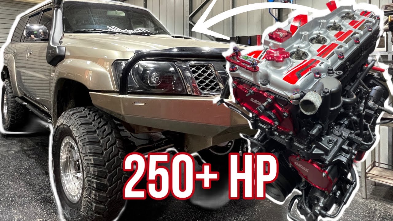 Снимаем двигатель Patrol для этого... двигателя Isuzu мощностью более 250 л.с.!
