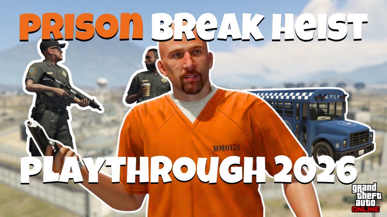 I Completed The Prison Break Heist For The First Time In 2026! GTA 5 Online