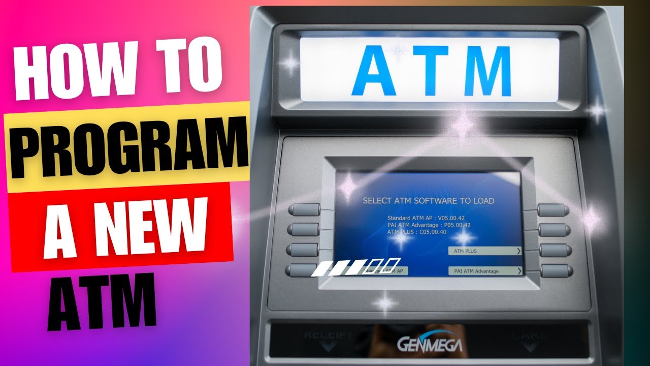 The FIRST steps to program a New Genmega ATM!! (ATM Software)