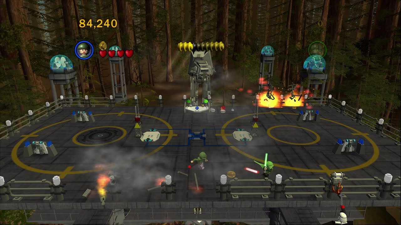 Lego Star Wars II: The Original Trilogy - Level #15 - Speeder Showdown - PS2