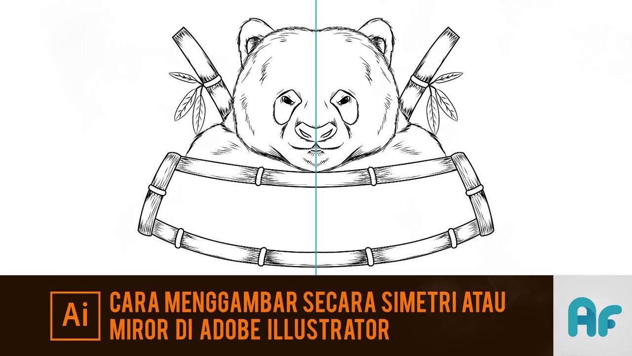 Tutorial Adobe Illustrator   Cara Menggambar secara Simetri atau Mirror di Ai