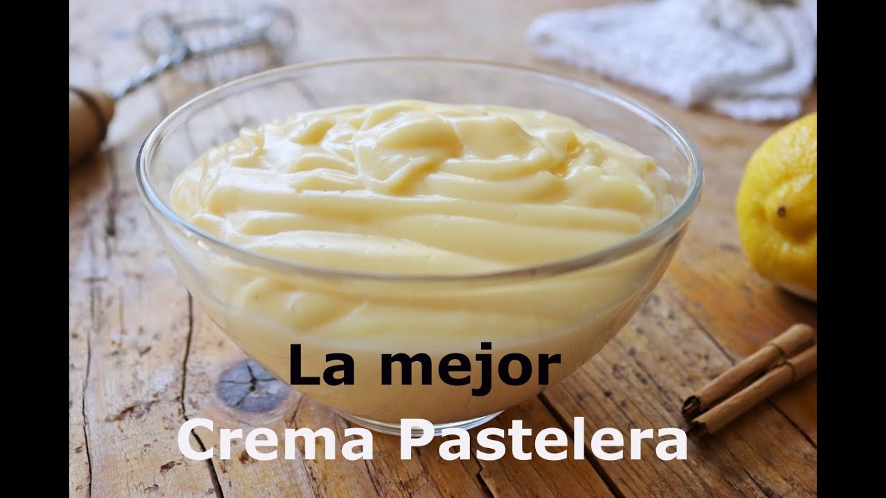 La mejor Crema Pastelera, receta fácil, rápida y barata. 🥣