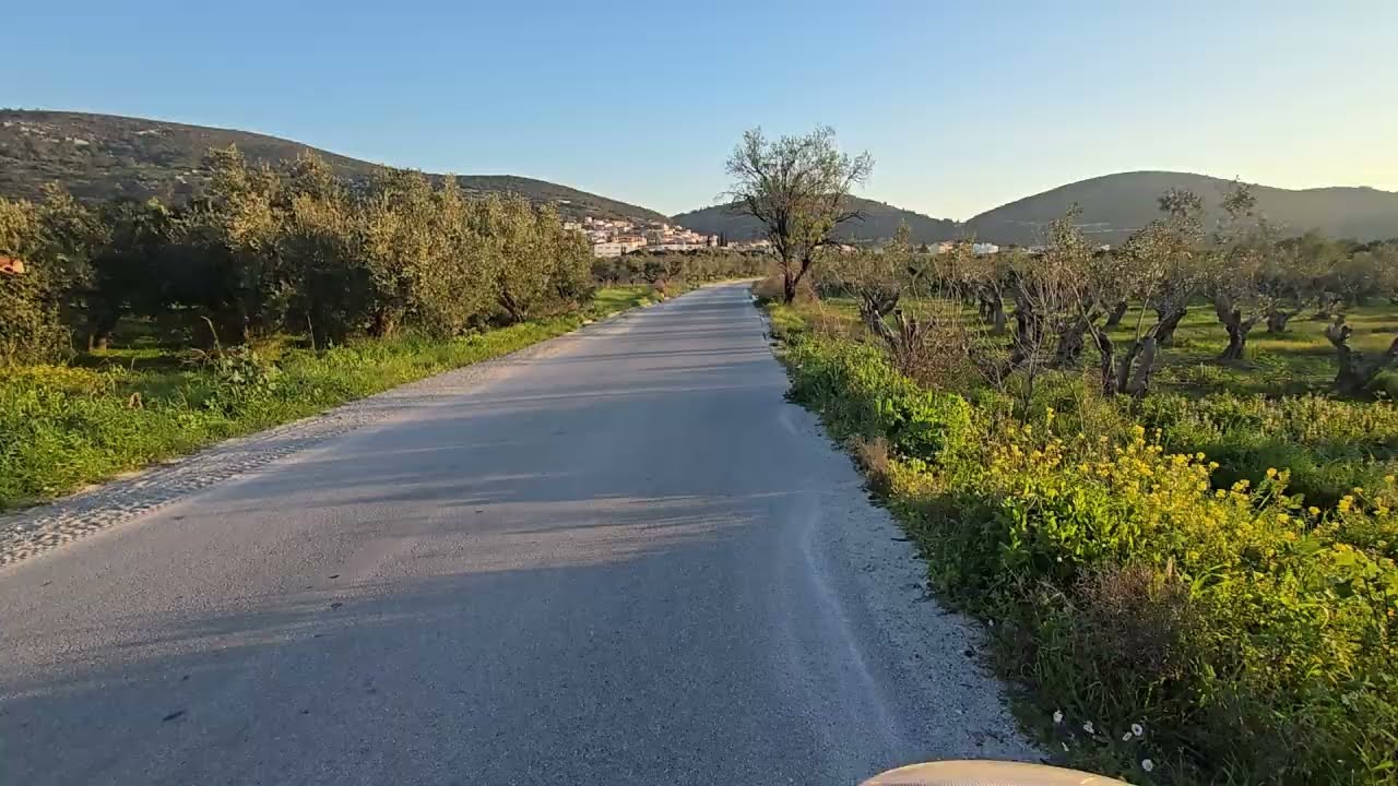 Καλημέρα καλημέρα Χώρα Σάμου Με μηχανάκι η καλημέρα σήμερα 