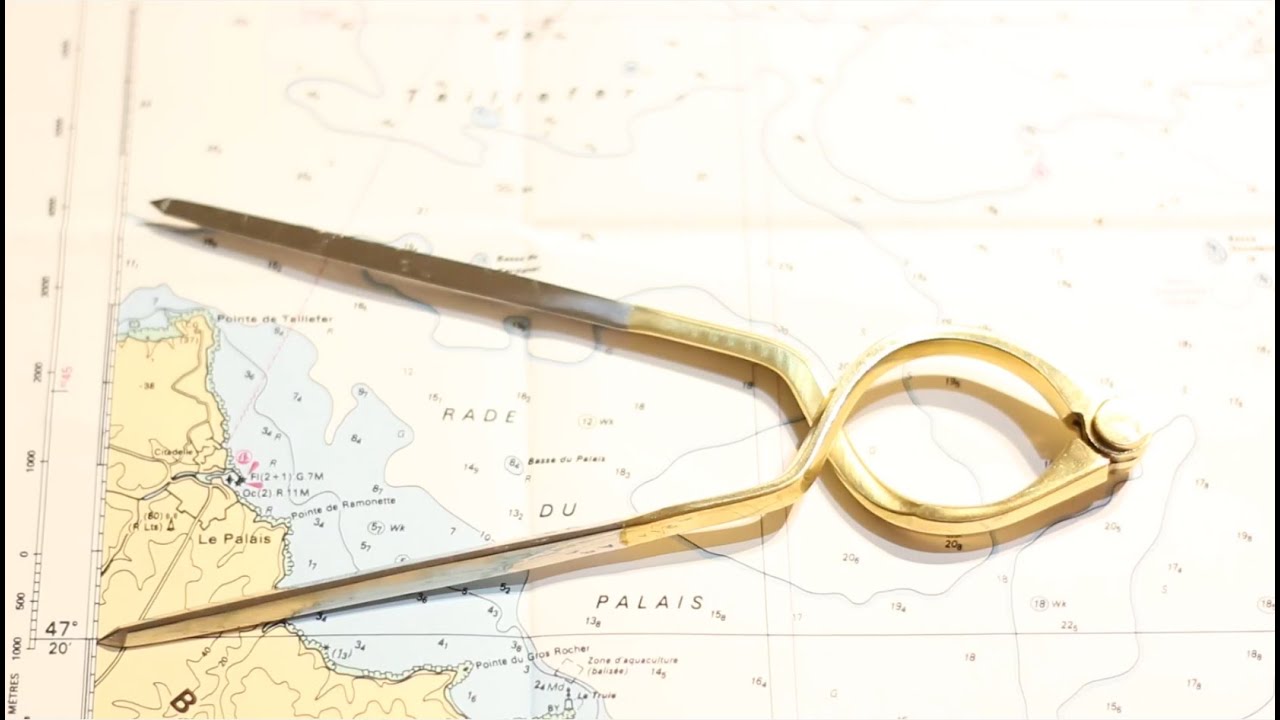 7/11 - Comment prendre une mesure sur une carte marine gr&acirc;ce &agrave; l'&eacute;chelle latitude (Milles marin) ?