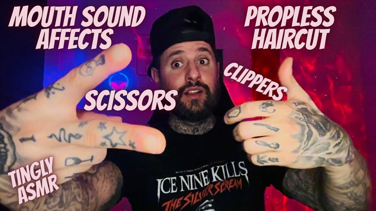 Crazy Tingly Fast & Aggressive Prop-less Haircut ASMR