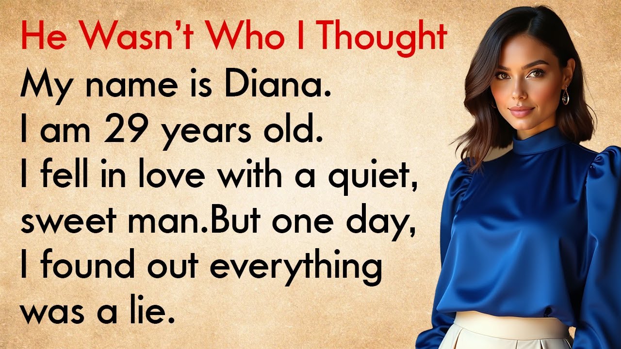 The Man I Loved Had a Secret Life ✳️ (A1–A2 Level) Real English Story ✳️