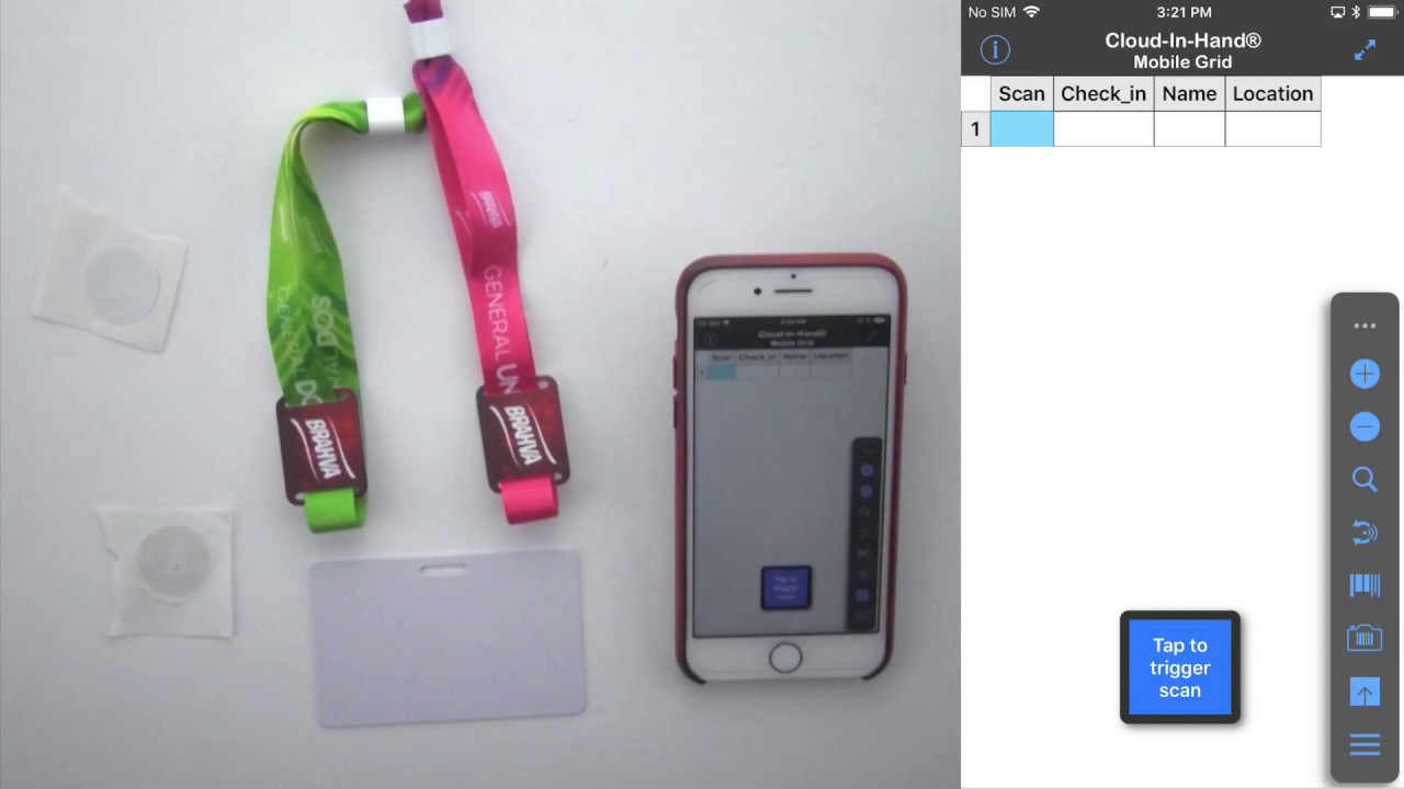 Built-In NFC Reader on iPhone for Mobile Attendance with NDEF data