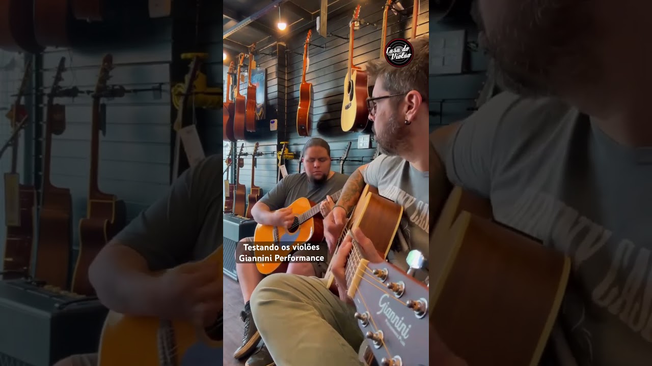Testando os Viol&otilde;es Giannini Performance