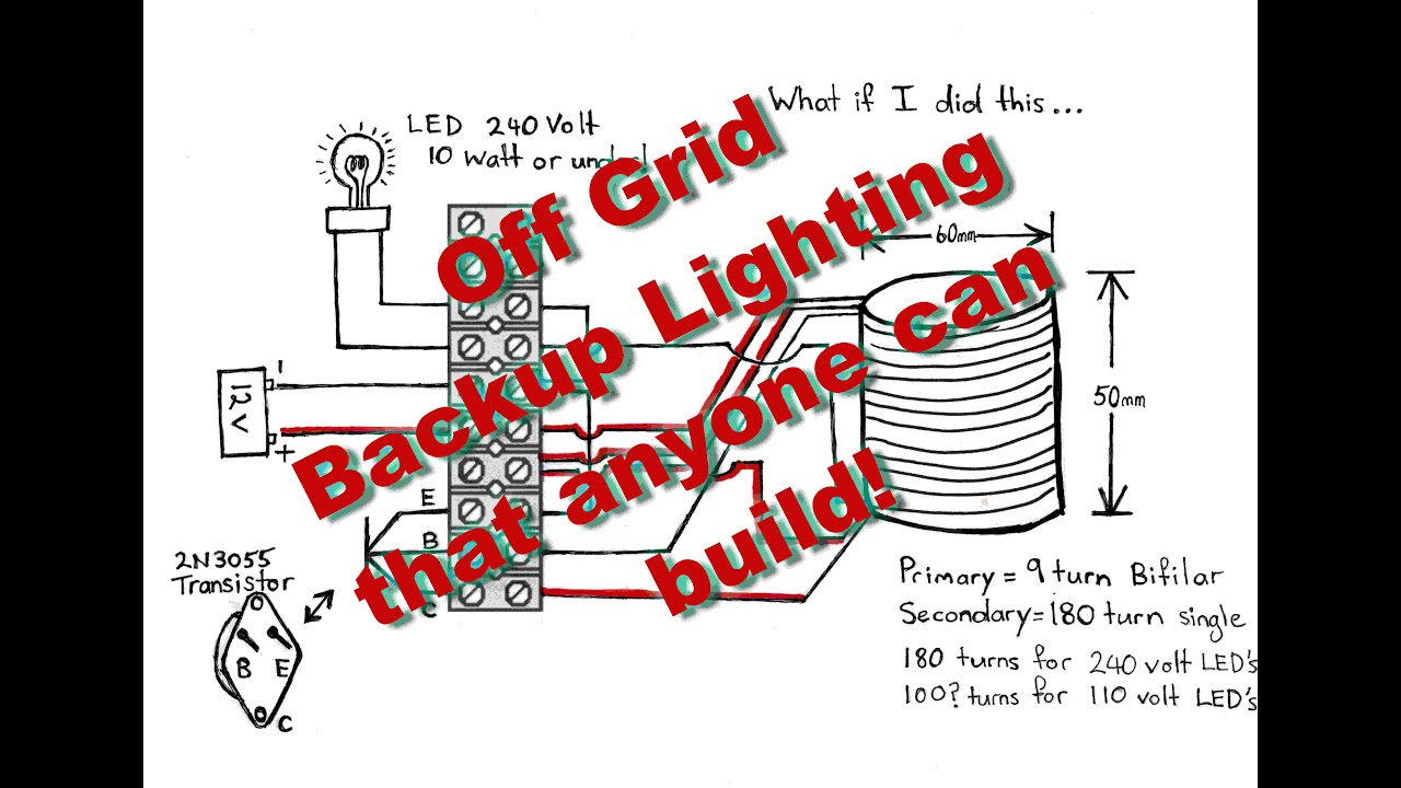Energy Crisis Off Grid Backup High Voltage Tesla Earth Ground Power Transfer Single Wire DIY Lights
