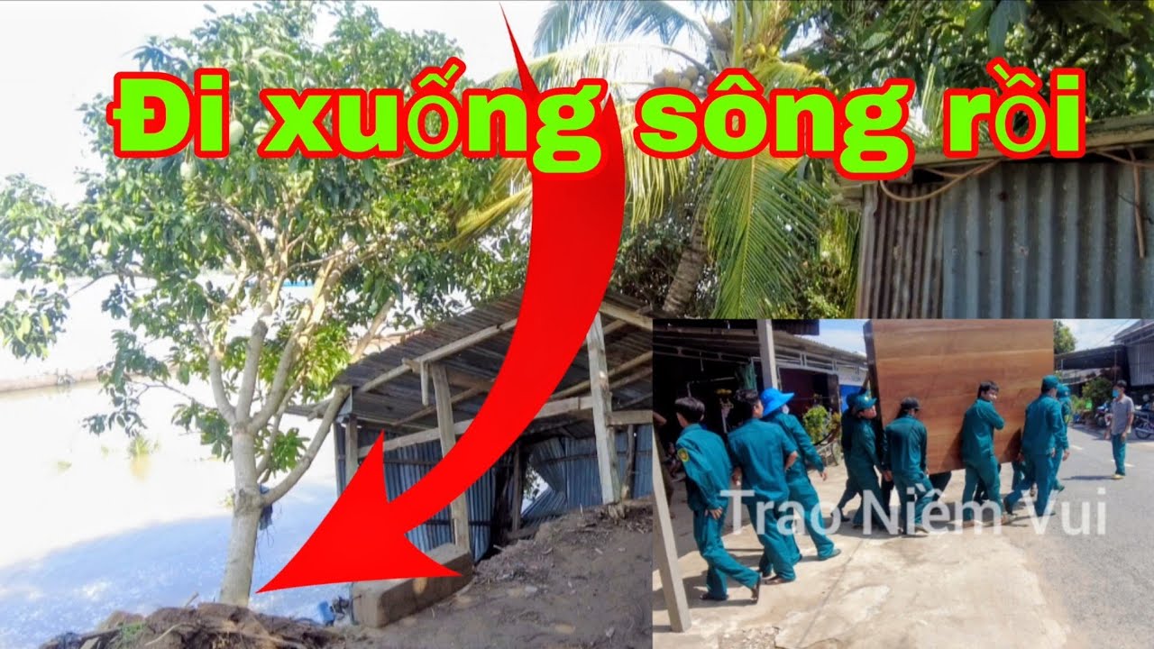 Kinh hoàng sạt lở Tân Long Tân Quới ( cũ) Đồng Tháp _ Trao Niềm Vui 