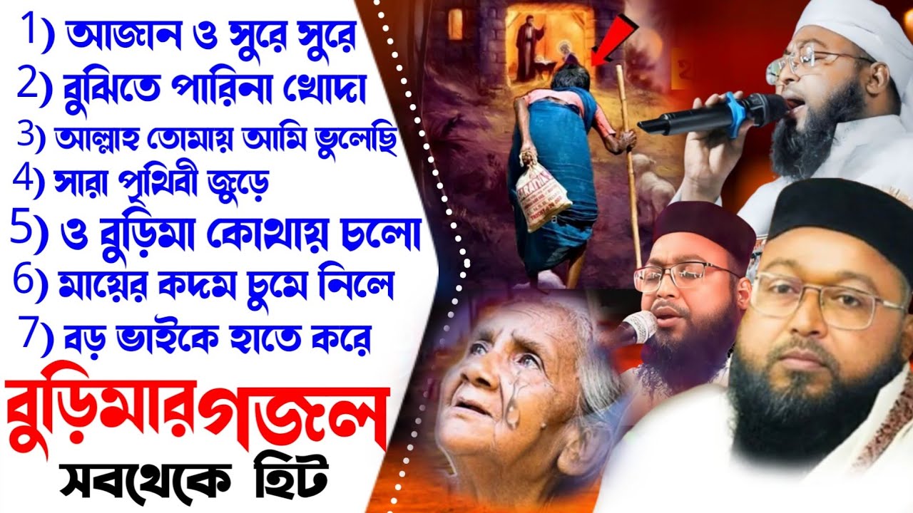 সুপার হিট হিট  ৭ টি গজল  // শিল্পী মোজাফফর হোসেন সাহেব  //( 2)