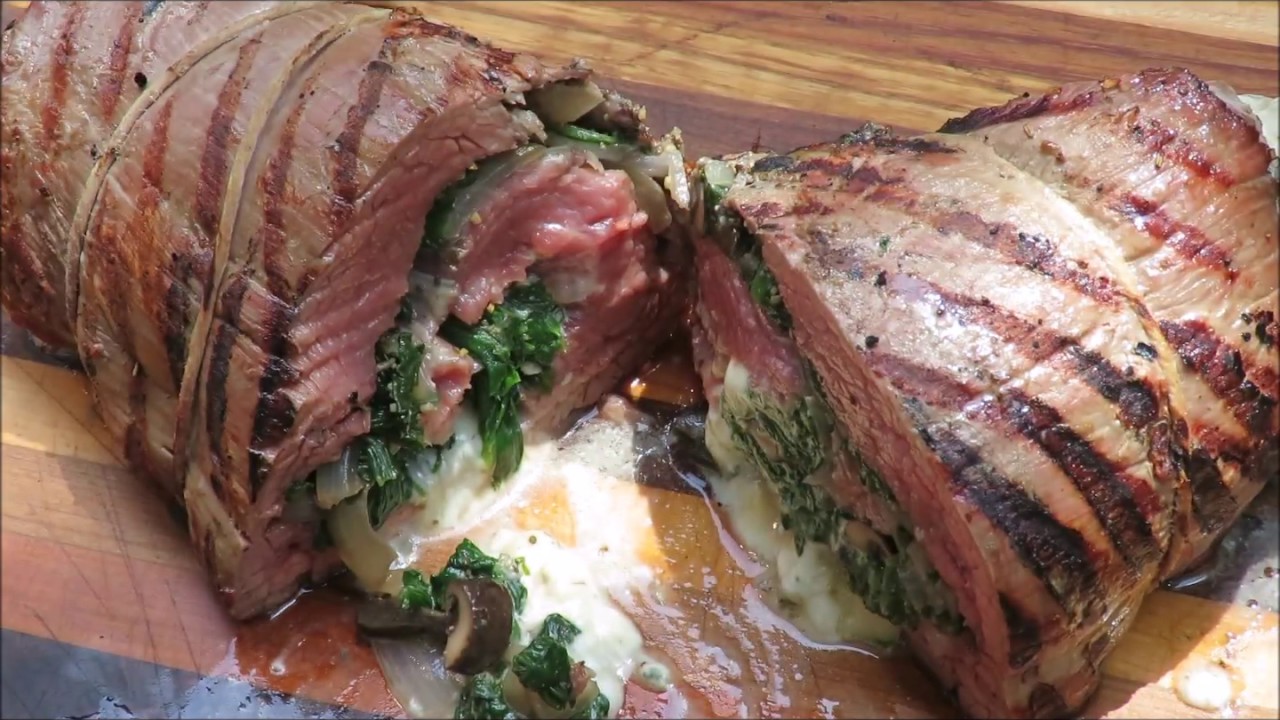 BBQ Stuffed Flank Steak