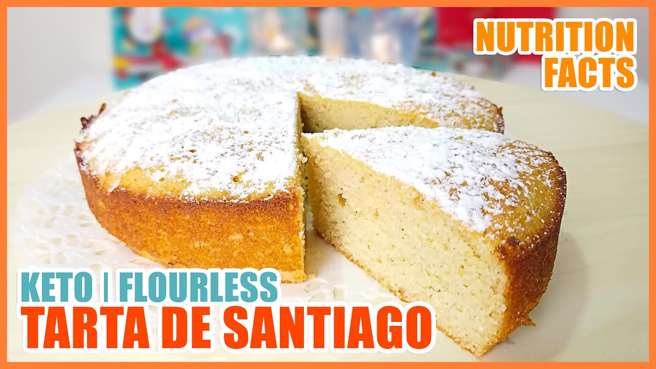 KETO TARTA DE SANTIAGO - (ALMOND CAKE)