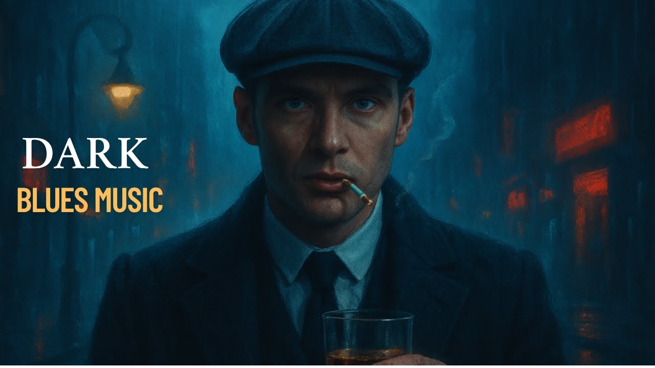 Dark Blues | Playlist with Smoky Vocals | Whiskey, Midnight with Shadows