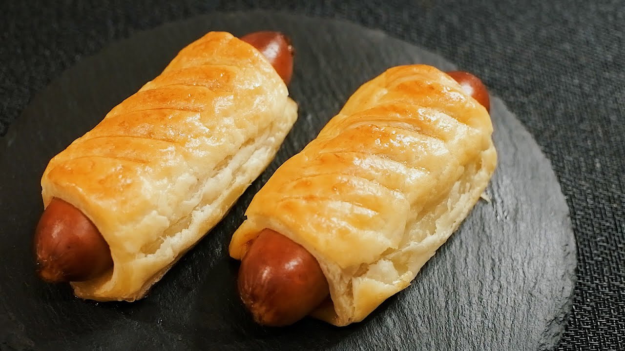 深夜に食べたいソーセージパイの作り方