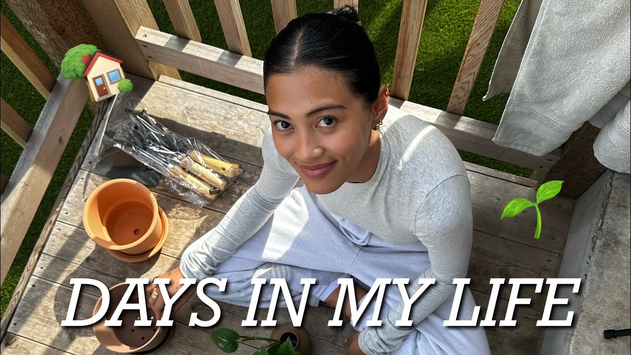 DAYS IN MY LIFE 🌷 date night, cooking hot pot at home, plantita pia + hair care day!